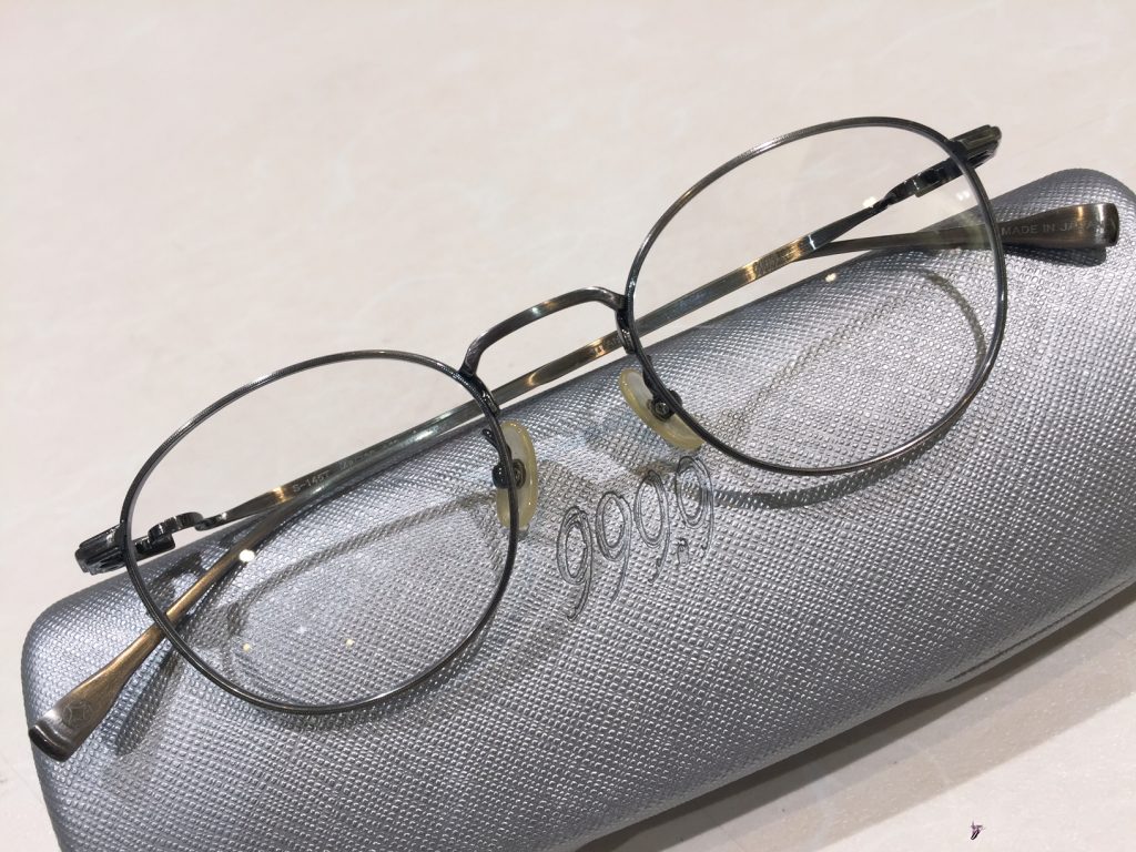 999.9（フォーナインズ）S-145T 日本製 Titanium 眼鏡